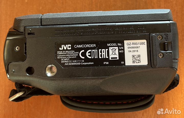 Видеокамера JVC everio GZ-RX515BE