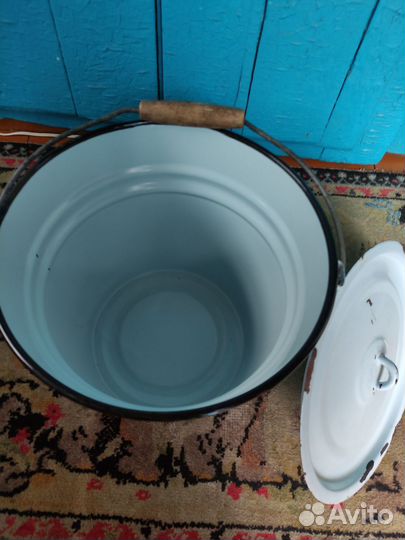 Эмалированный посуда бу
