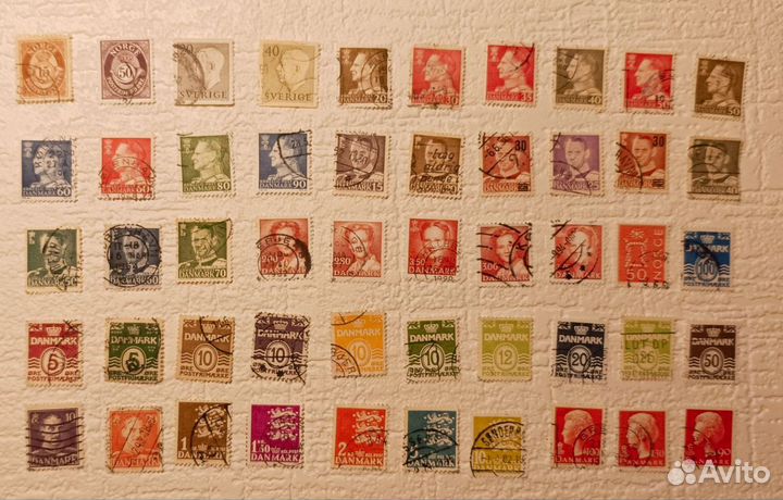Почтовые марки Скандинавии