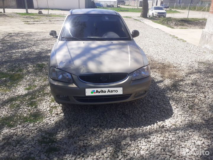 Hyundai Accent 1.5 МТ, 2008, битый, 229 680 км