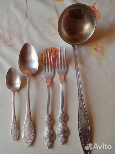 Мельхиоровые приборы