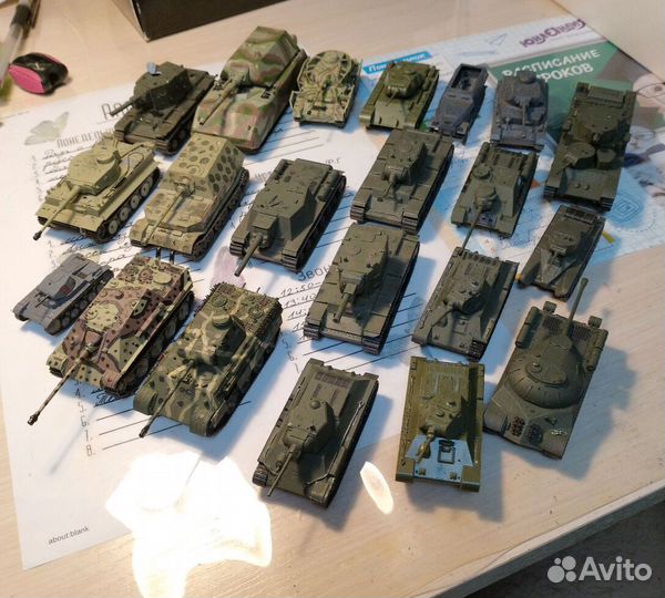 Модели танков звезда 1/100