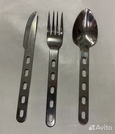 Набор походный ложка вилка нож оптом