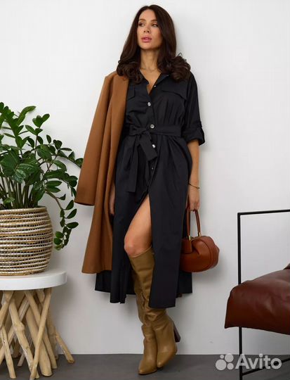 Платье рубашка 42 р. Новое