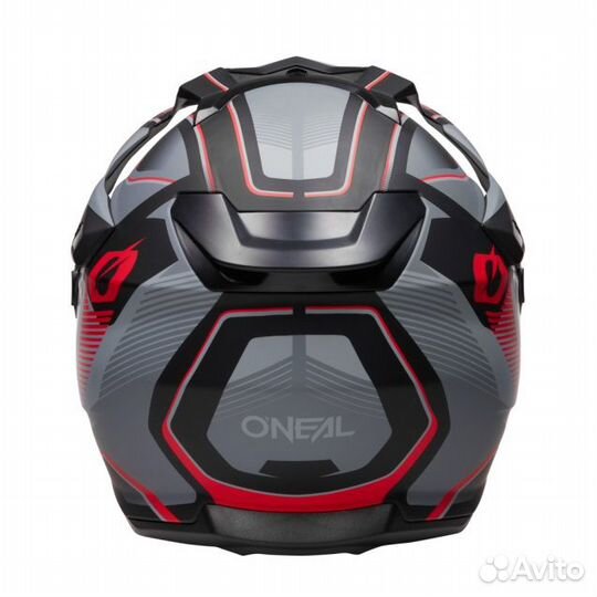 Мотошлем Oneal D-SRS square Black-red