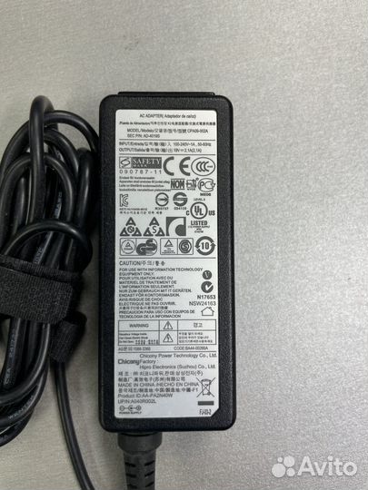 Блок питания Samsung 19V 2.1A 40W (5.5x3.0мм)