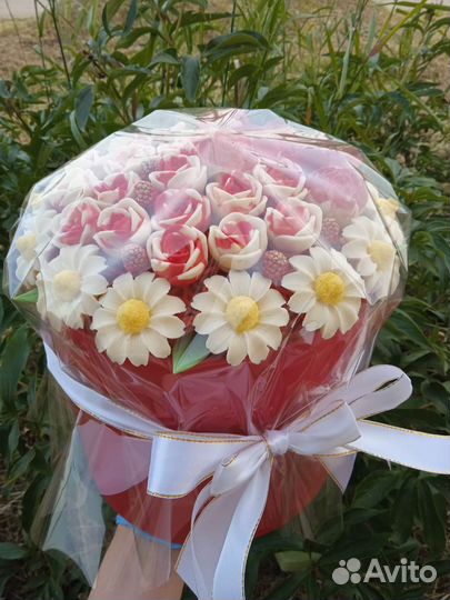 Сьедобный букет шоколадных роз