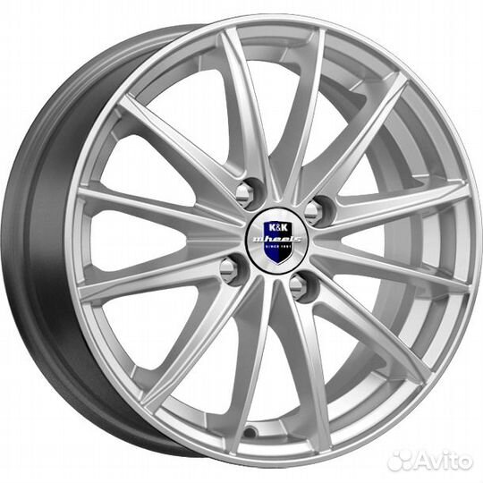 R15 4x100 6J ET50 60,1 Rapid Пойнт Бланк Сильвер