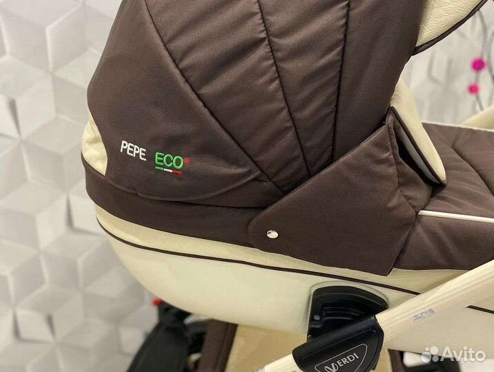 Коляска 3 в 1 Verdi Pepe eco