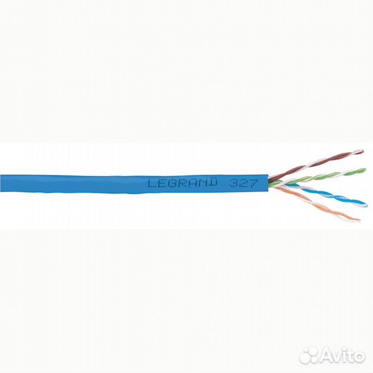 Витая пара: UTP 4 пары, 6 категория