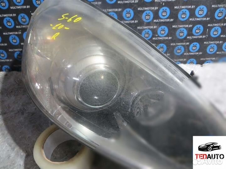 Фара правая, Volvo S60 2011
