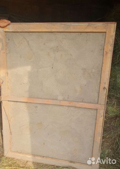 Портрет Ленина, маслом на холсте