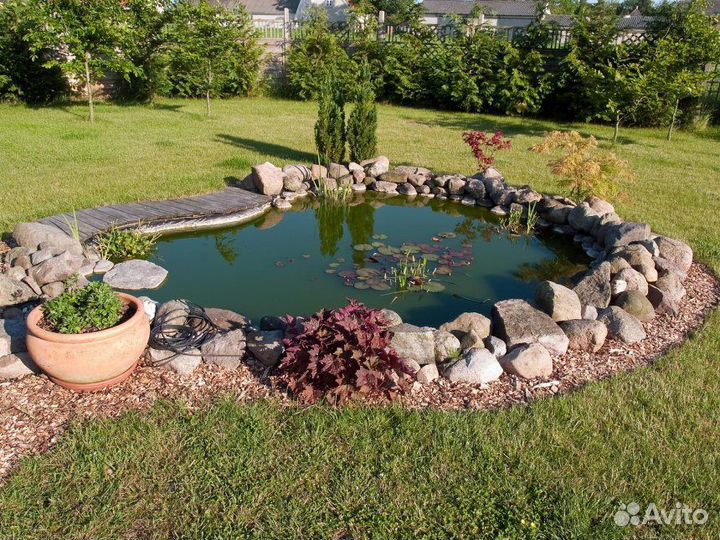 Пруды садовые в ассортименте