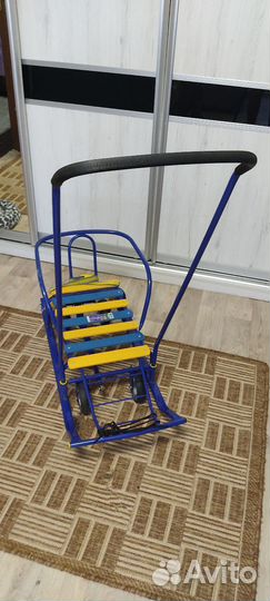 Детские санки с колесами