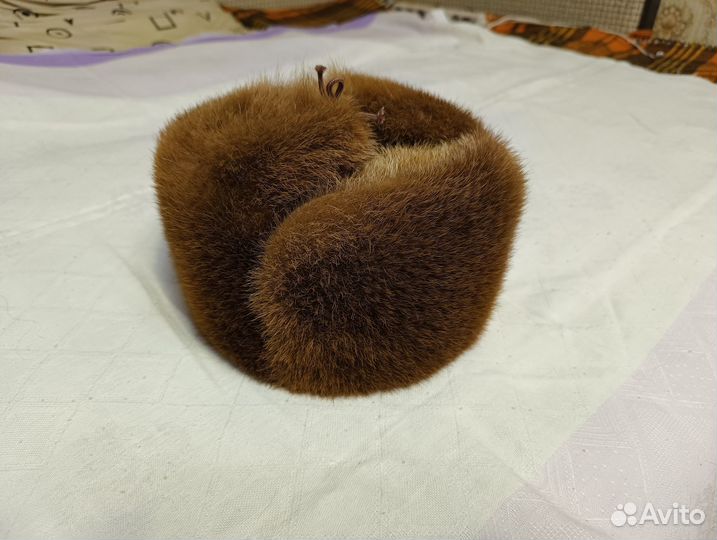 Мужская зимняя меховая шапка-ушанка