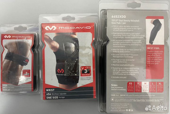 Спортивные бандажи McDavid оригинальные