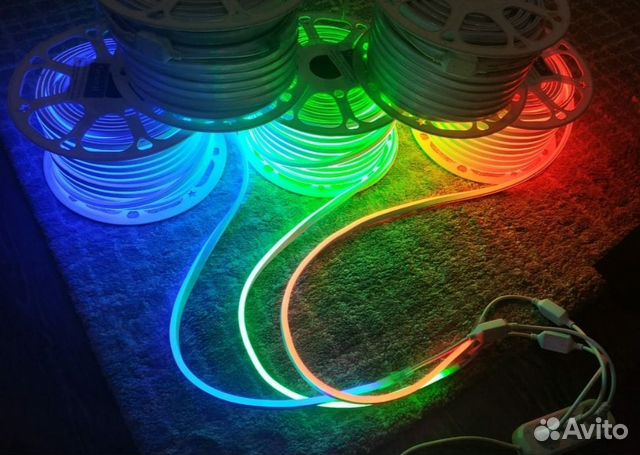 Неон неоновые ленты 220в гибкий неон