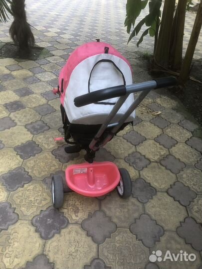 Велосипед детский с ручкой (до 3-х лет)