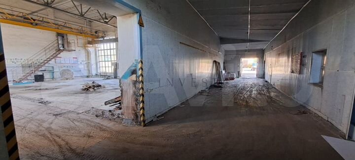 Теплый склад, производство, 1128 м², 100 кВт, Кран