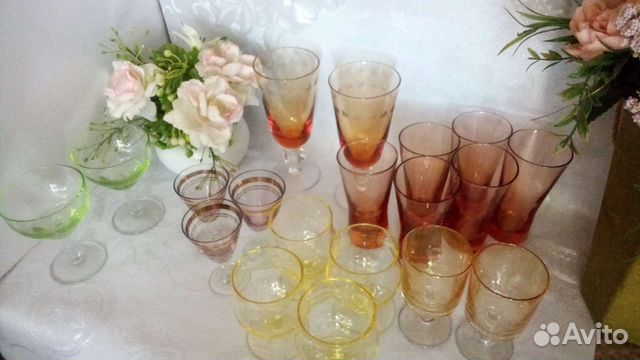 Цветное стекло СССР