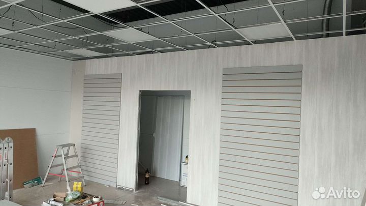 Потолки. Натяжные. Армстронг. Грильято