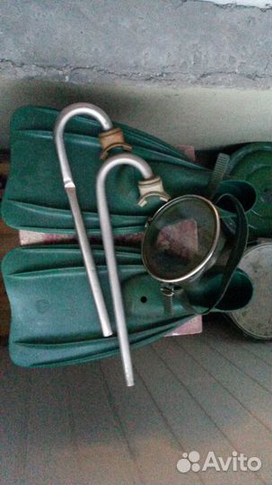 Ласты, маска, трубка (Русалка) СССР Винтаж