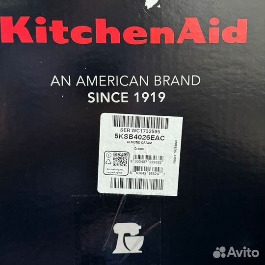 Блендер kitchenaid artisan K400, кремовый