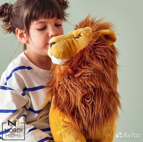 Лев мягкая игрушка икеа