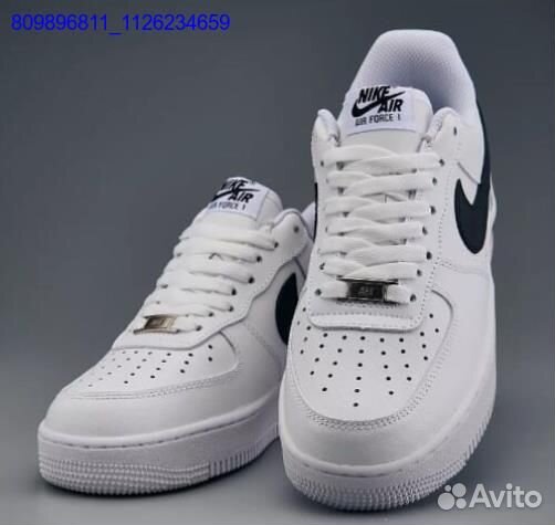 Кроссовки Nike Air Force 1 Черно-белые