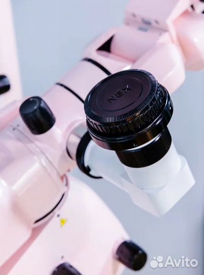 Микроскоп OMS 2050 розовый ручной сборки