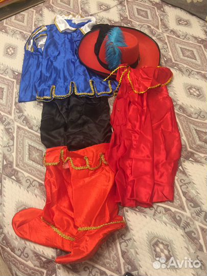 Новогодний костюм кот в сапогах