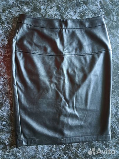 Кожаная юбка