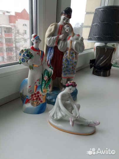 Фарфоровые статуэтки лфз
