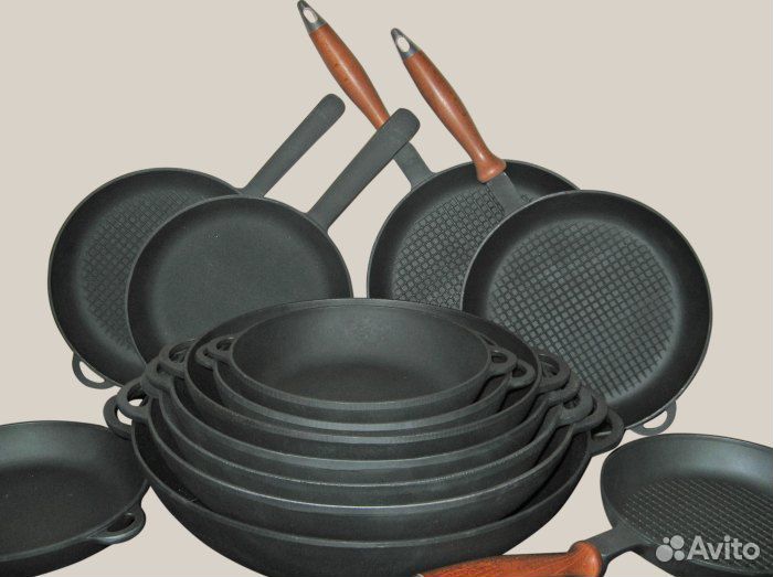 Чугунная сковорода