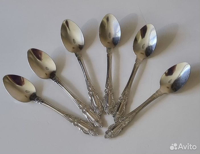 Ложки чайные сталь новые 6шт