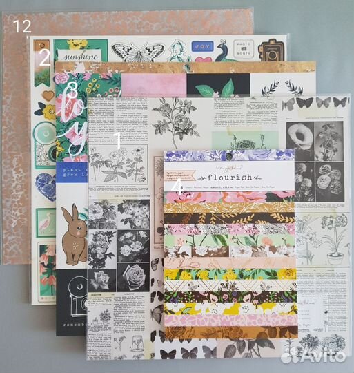 Набор бумаги для скрапбукинга