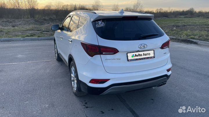 Hyundai Santa Fe 2.4 AT, 2017, 189 000 км