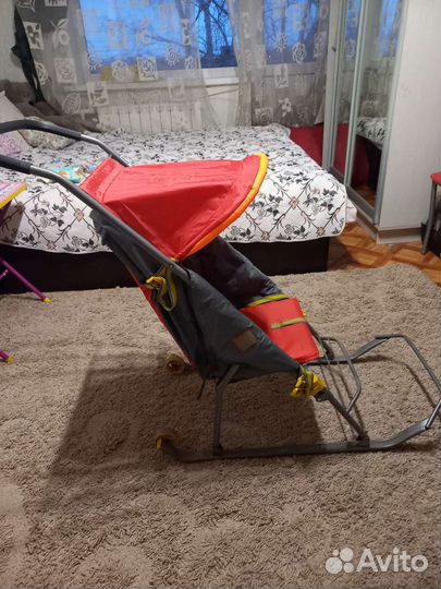 Коляска санки