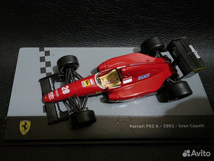 Модели Ferrari А. Прост и И. Капелли