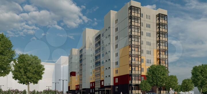 3-к. квартира, 78,3 м², 2/9 эт.