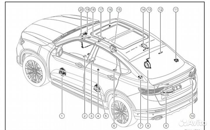 Запчасти для Geely Tugella