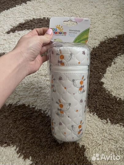 Контейнер для бутылочек(термос) щётка, ложка