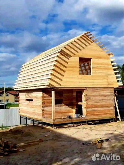 Строительство домов пристроек бань беседок т.д