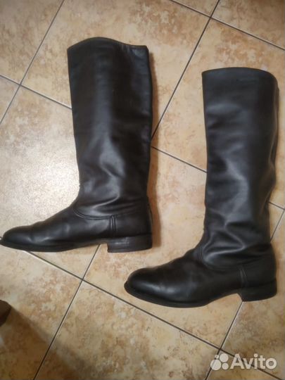 Сапоги офицерские хромовые