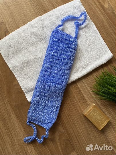 Мочалка новая ручная работа
