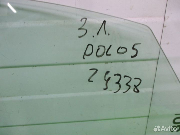 Стекло двери задней левой Volkswagen Polo 5 MK5