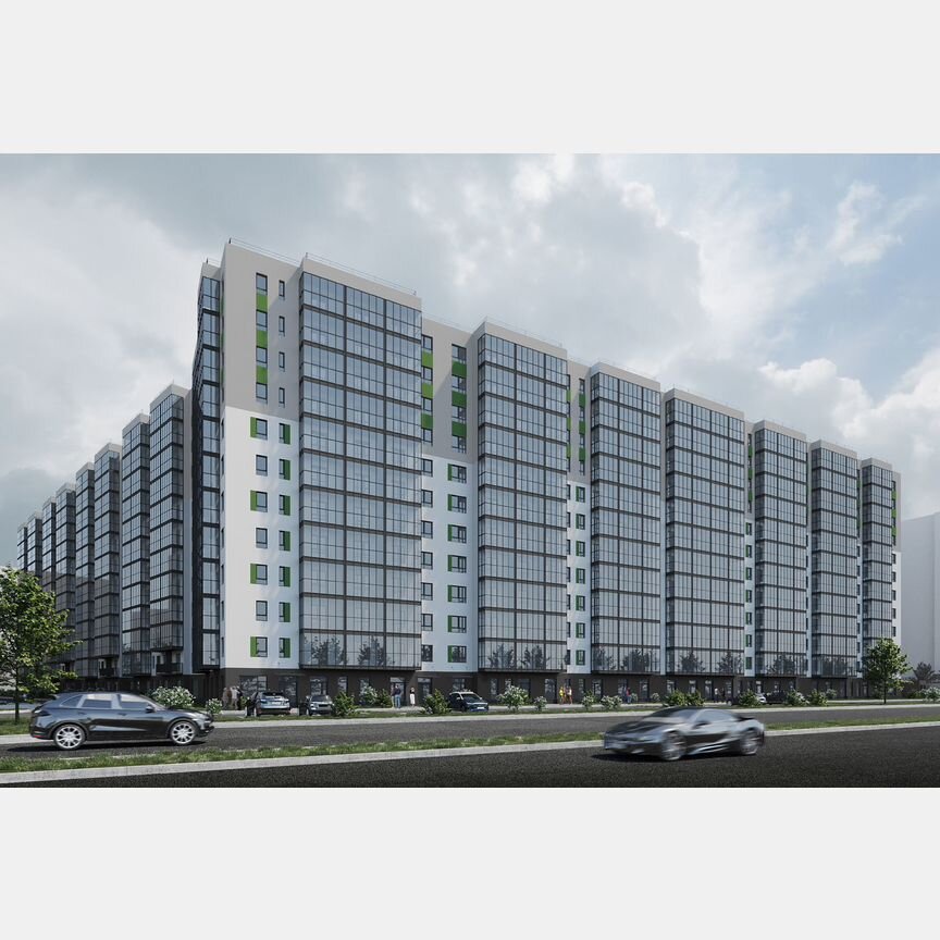 1-к. квартира, 42 м², 9/12 эт.