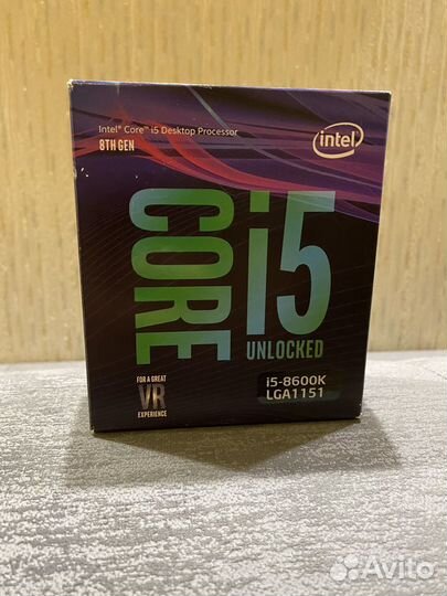 Intel Core i5-8600K box