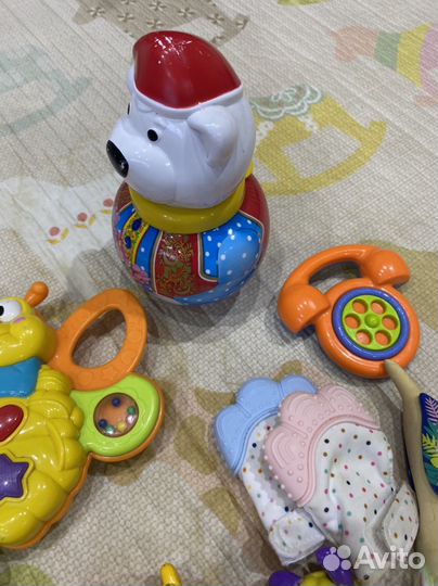 Погремушки игрушки грызунки пакетом для малышей