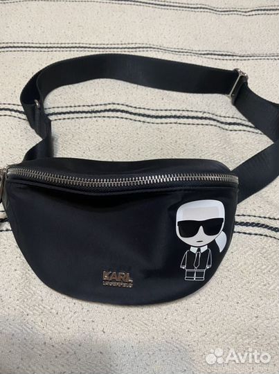 Сумка поясная karl lagerfeld